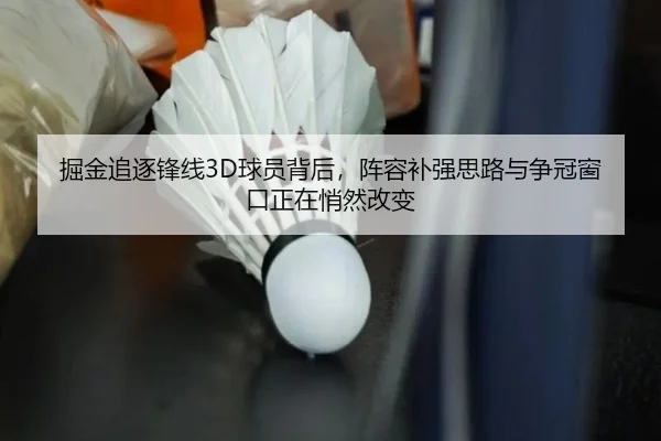 掘金追逐锋线3D球员背后，阵容补强思路与争冠窗口正在悄然改变